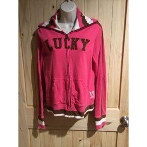 Womens Lucky Brand Jacket Pink Size X-Large